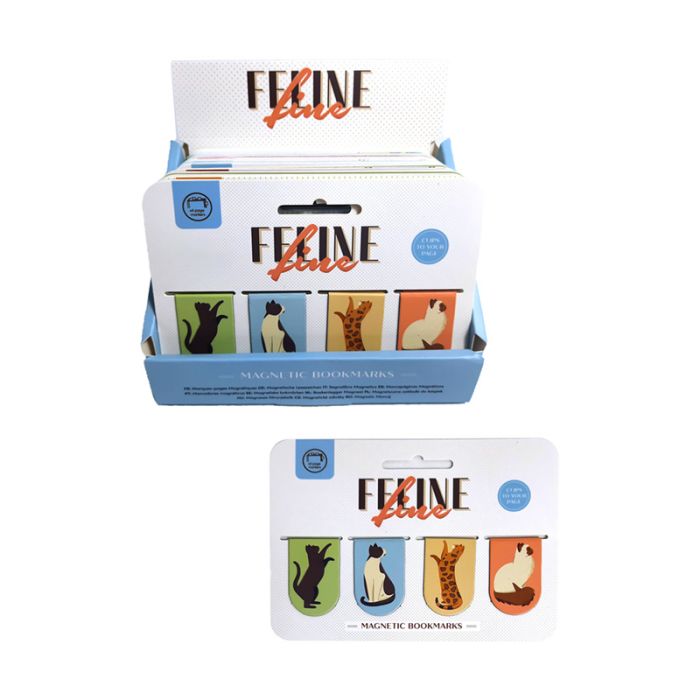Feline Fine Magnetic Bookmark
