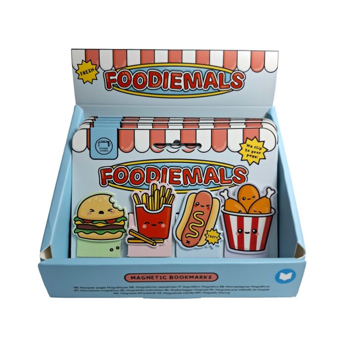 Foodiemals Fast Food Magnetic Bookmark