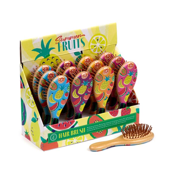 Summr Fruits Bamboo Hair Brush