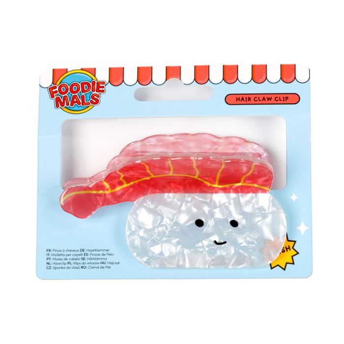 Shaped 8Cm Hair Claw - Shrimp Sushi
