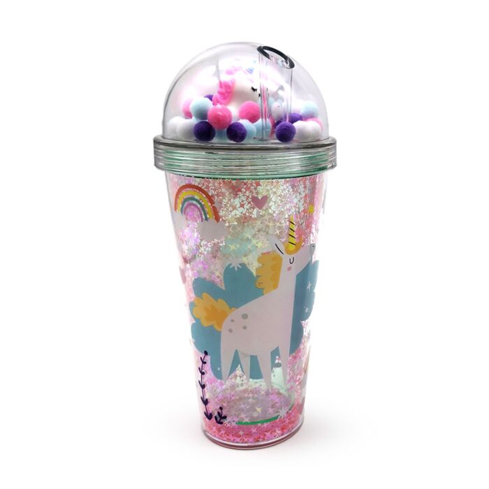 Unicorn Magic Double Wall Cup With Charms