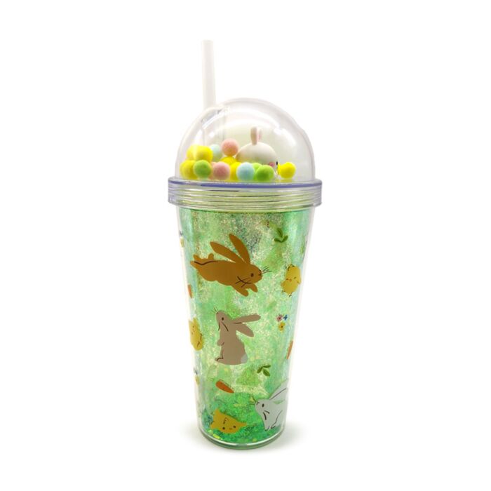 Springtime Double Walled Cup With Charms