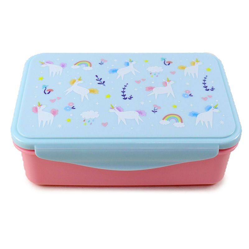 CLIP LOCK LUNCH BOX UNICORN MAGIC