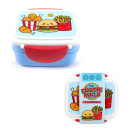  Clip Top Stacked Bento Lunch Box With Cutlery Foodiemals 