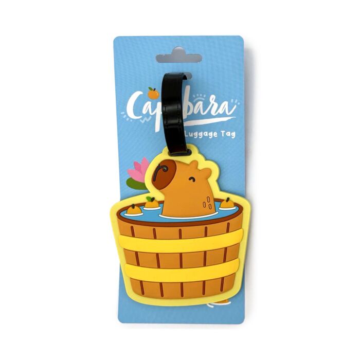 Capaybara Pvc Luggage Tag