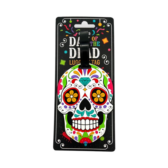 Day Of The Dead Pvc Luggage Tag