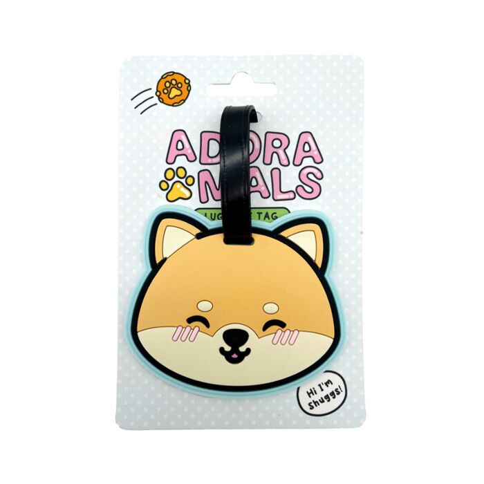 Adoramals Shiba Inu Pvc Luggage Tag