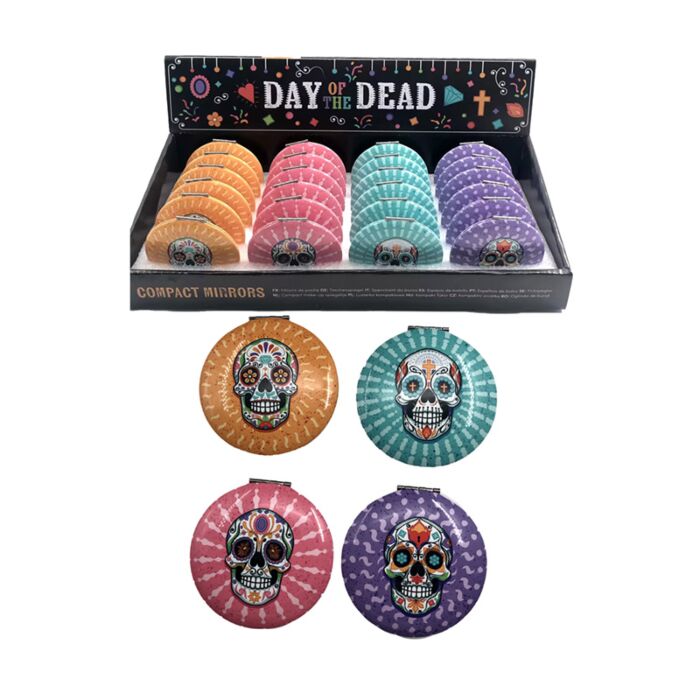 Day Of The Dead-Compact Mirror