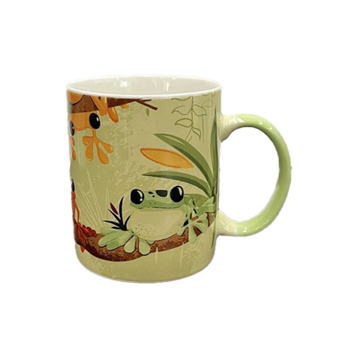 New Bone China Mugs - Tropical Frogs