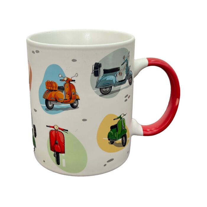 New Bone China Mugs - Scooter Mug