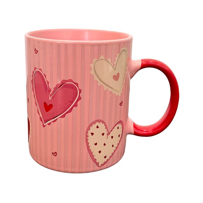 New Bone China Mugs - Amore Hearts