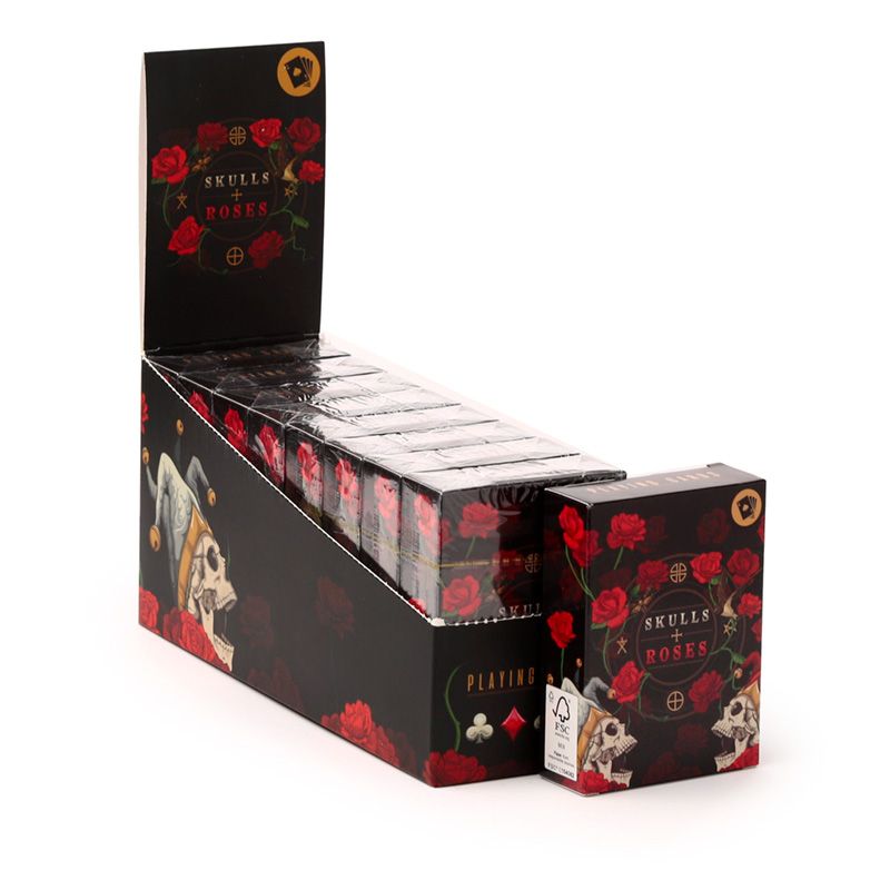 Skulls And Roses Playing Card Deck