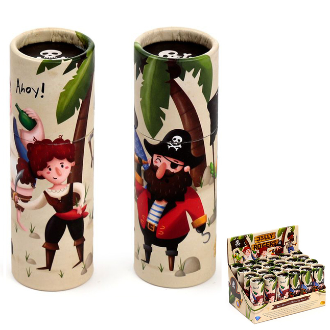 Jolly Rodger Pencil Pot With 12 Pencils
