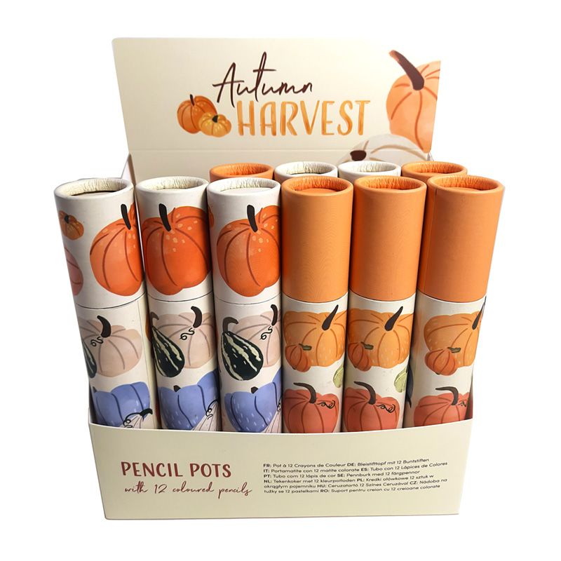 Large Pencil Pot Autumn Harvest
