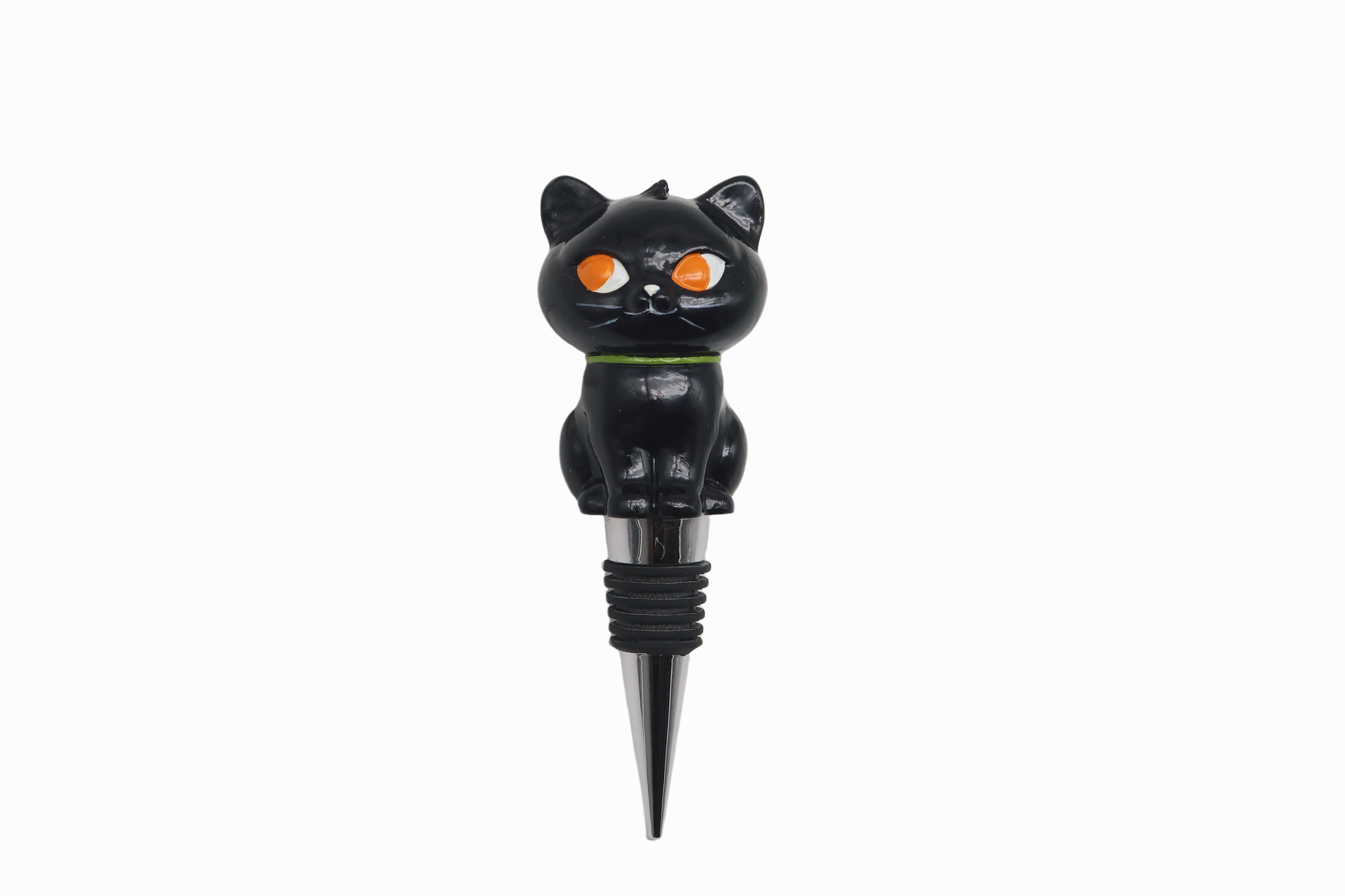 Bottle Stopper - Black Cat