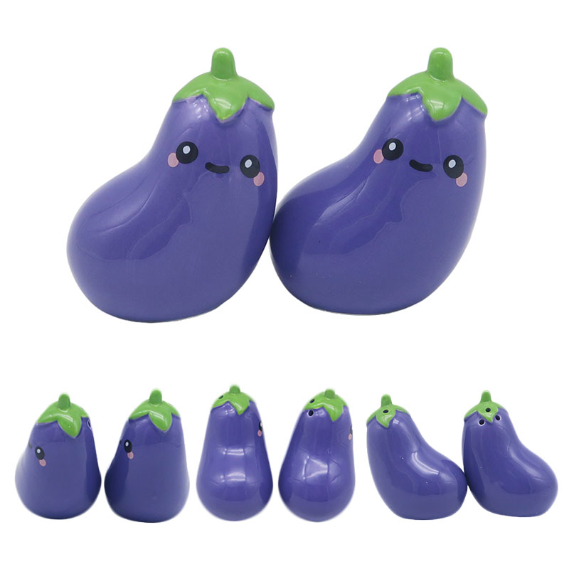 Aubergine Salt And Pepper Set