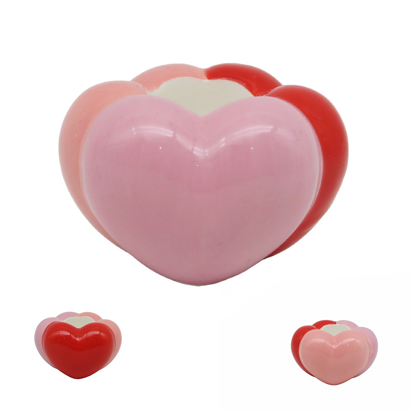 Heart Candleholder - Three Hearts