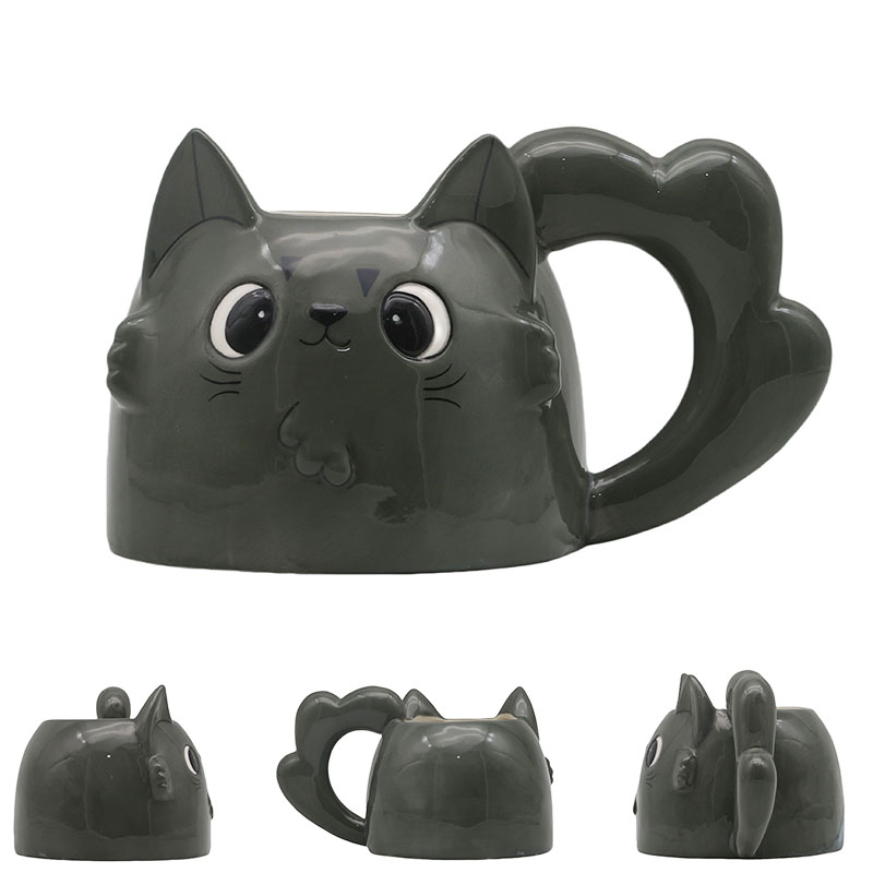 Pepper Cat Head Mug