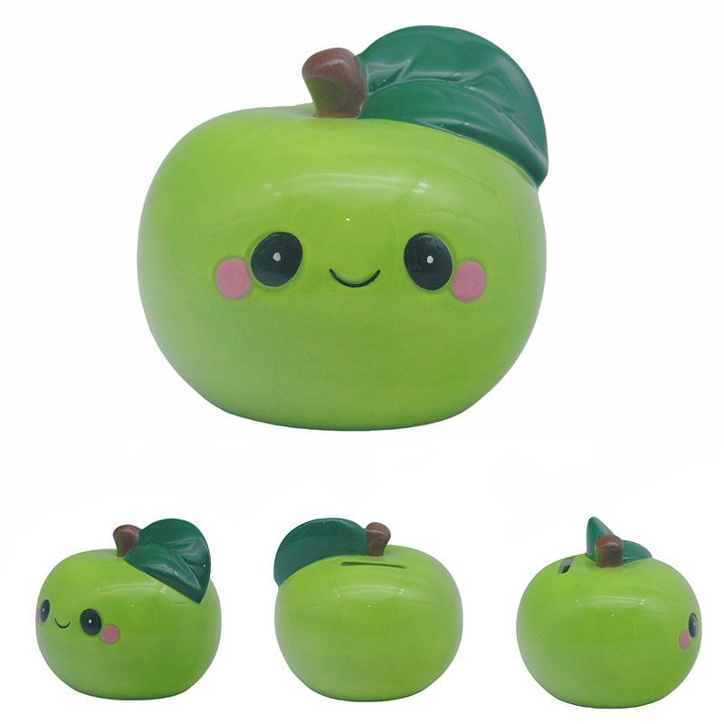 Foodiemals Ceramic Collection Apple Money Box