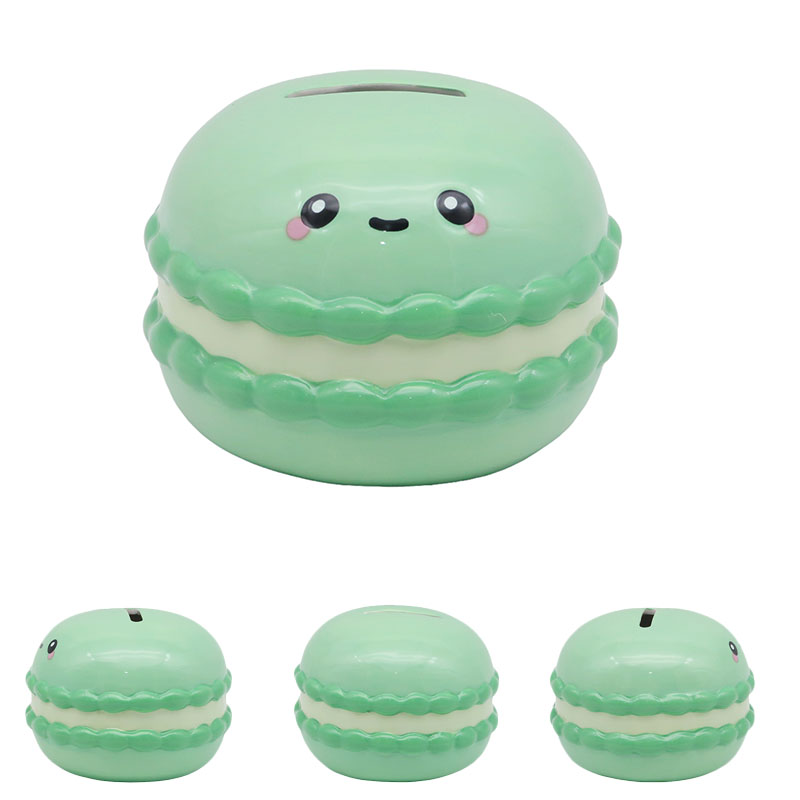 Foodiemals Ceramic Collection Macaroon Money Box