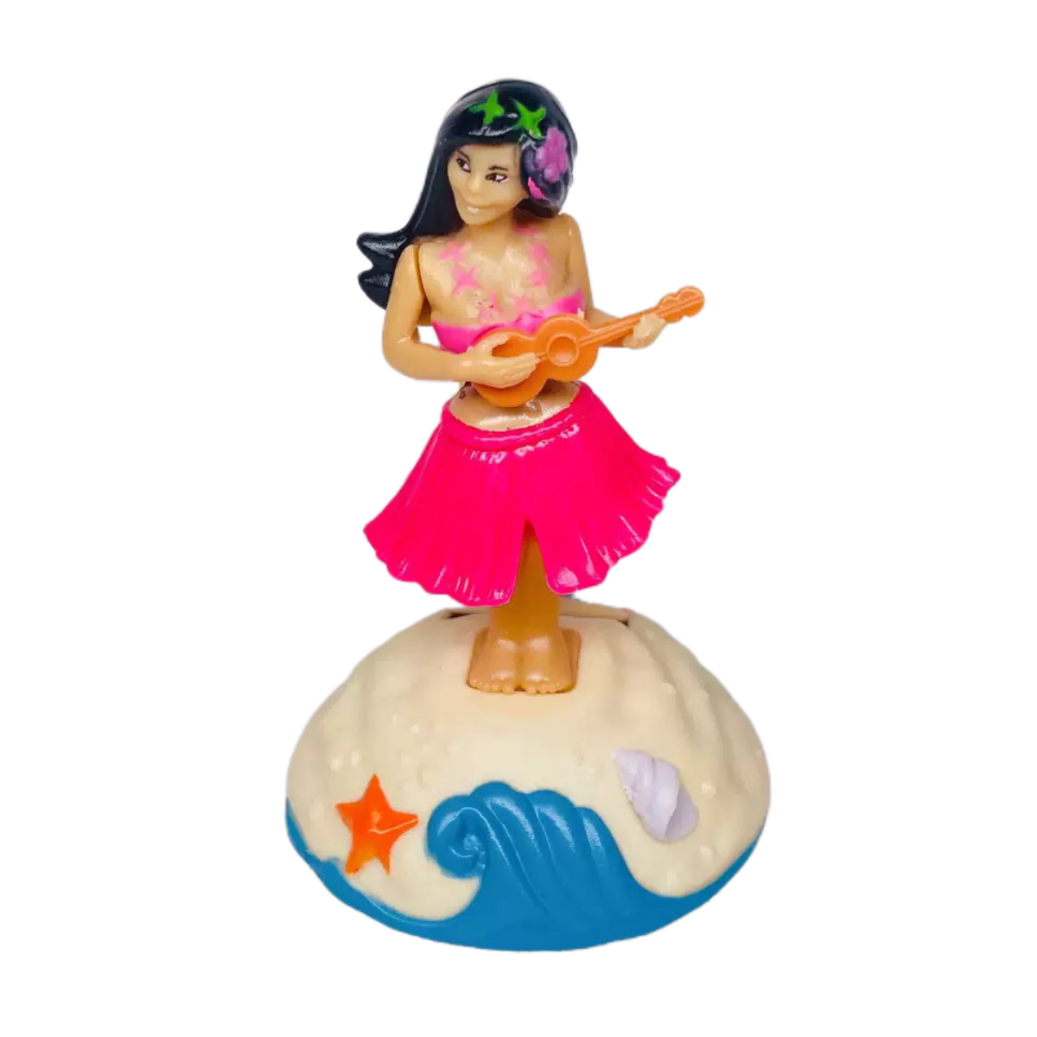 Hula girl on Sand, Pink