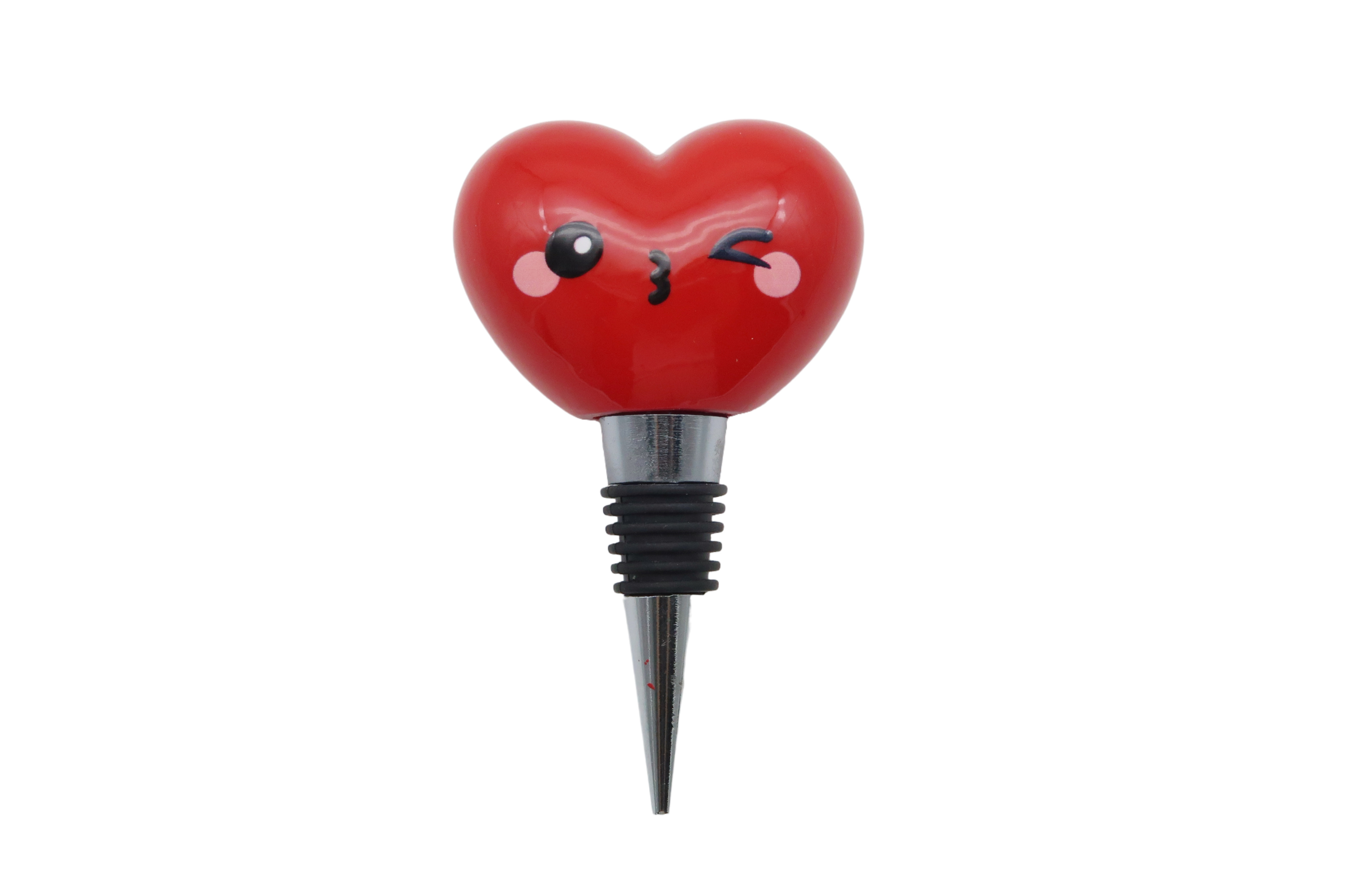Foodiemals Collection Red Heart Bottle Stopper