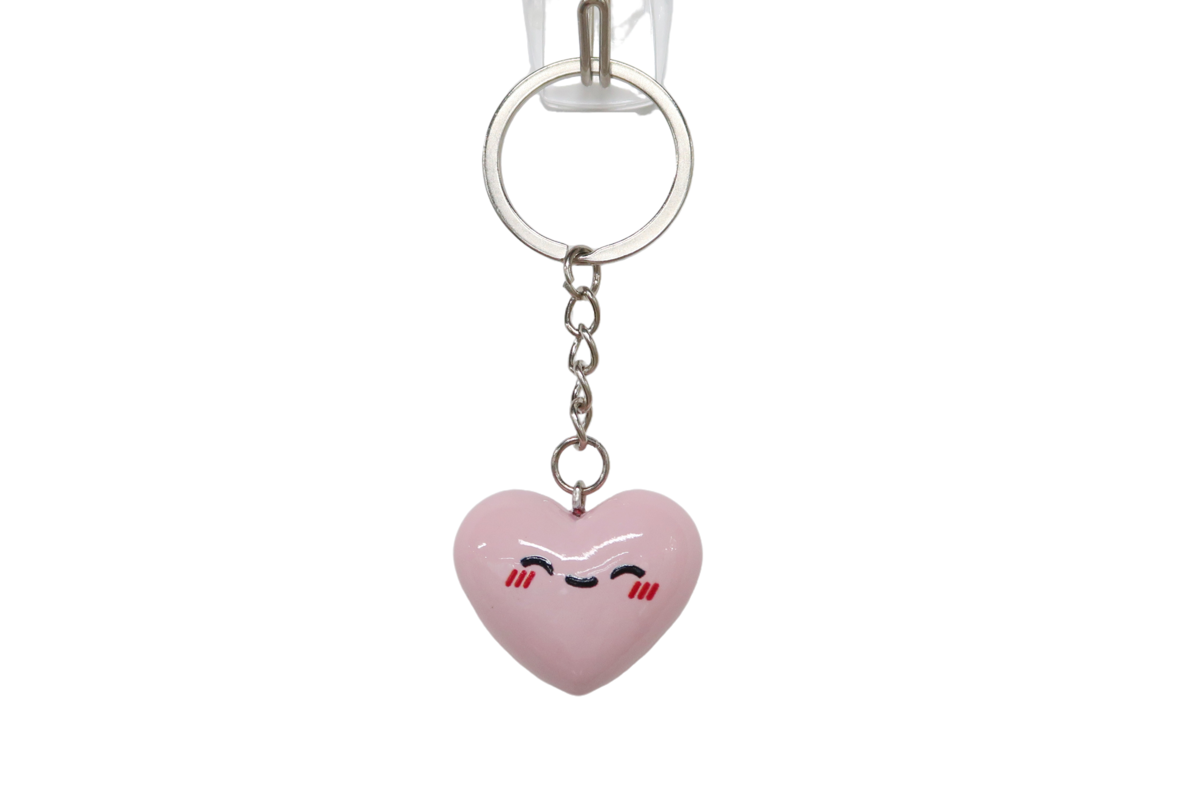 Pink Hearts J'Adoramals Keychain with Face