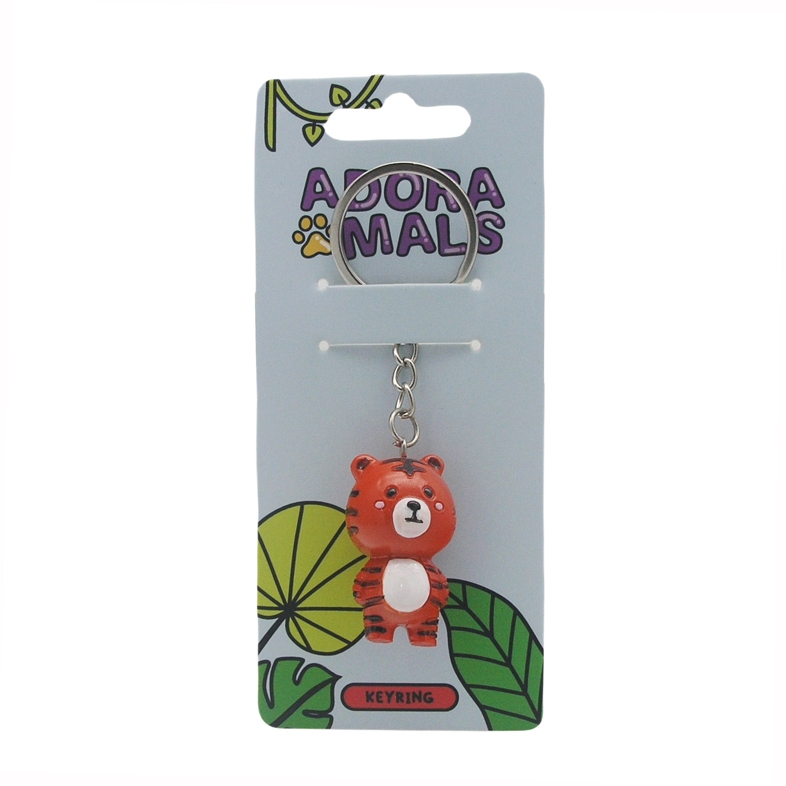 Tiger Keychain Head And Body (With Legs) (Pen234)