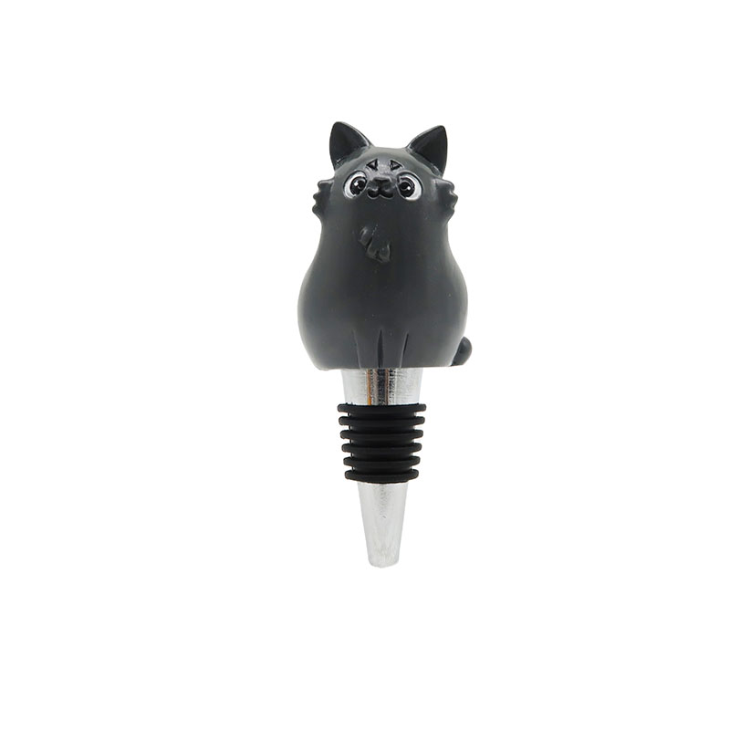 Pepper Cat Bottle Stopper