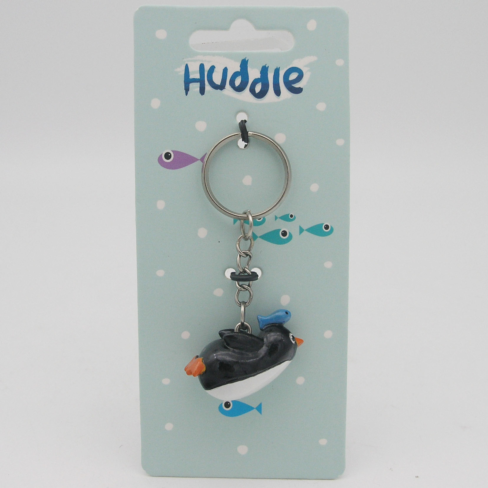 Swimming Penguin Keychain
