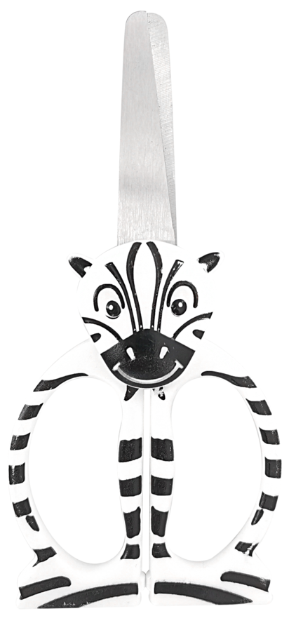 Safety Scissors - Printed Handle - Zebra