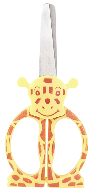 Safety Scissors - Printed Handle - Giraffe
