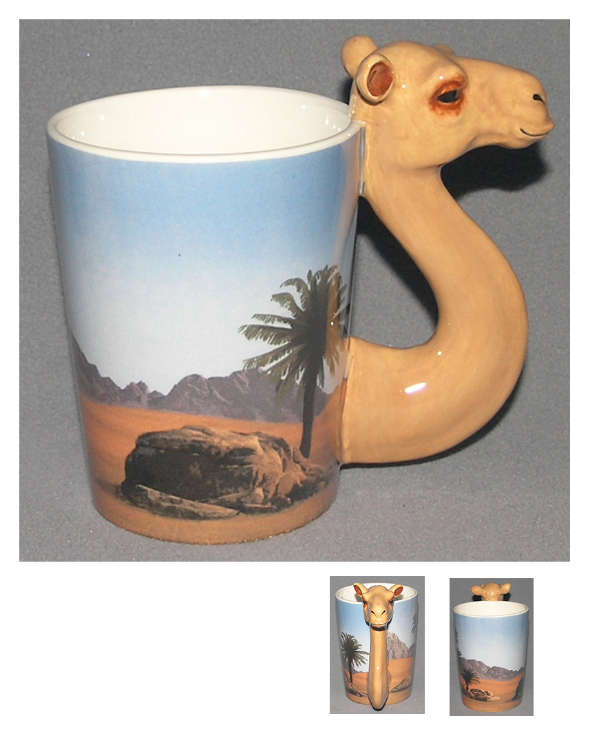 Camel Sahped Handle Mug New Design