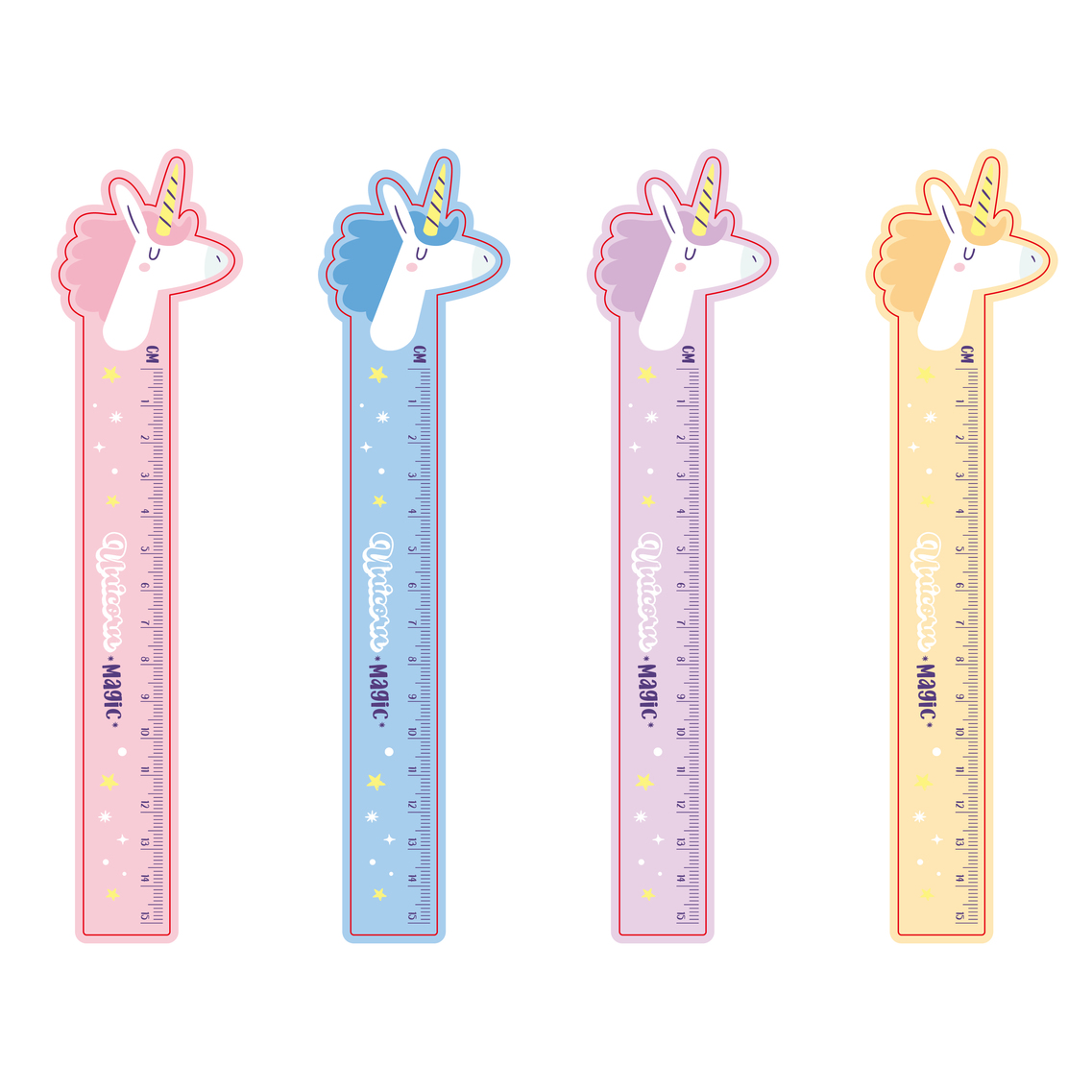 Acrylic Ruler - Unicorn
