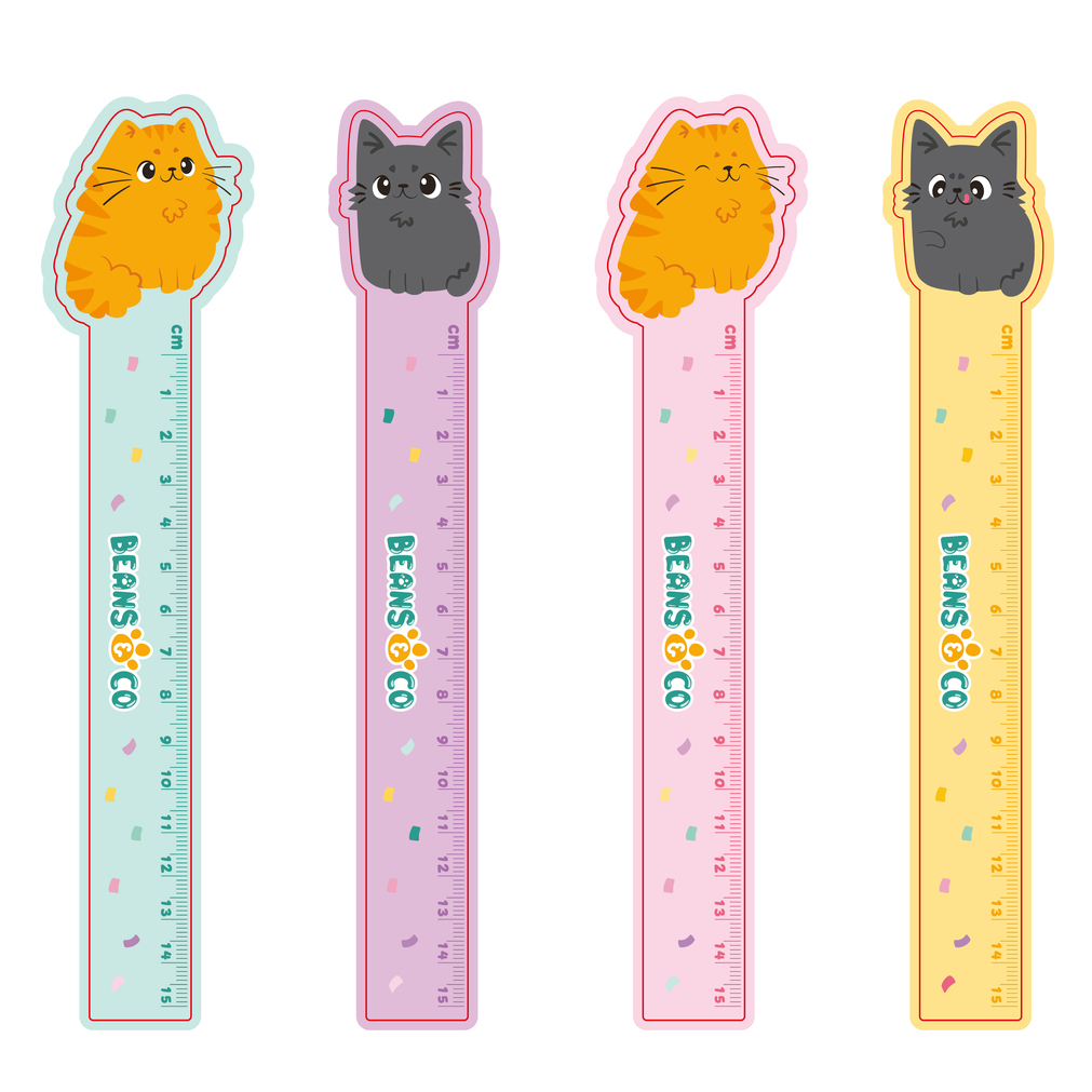 Acrylic Ruler- Beans & Co