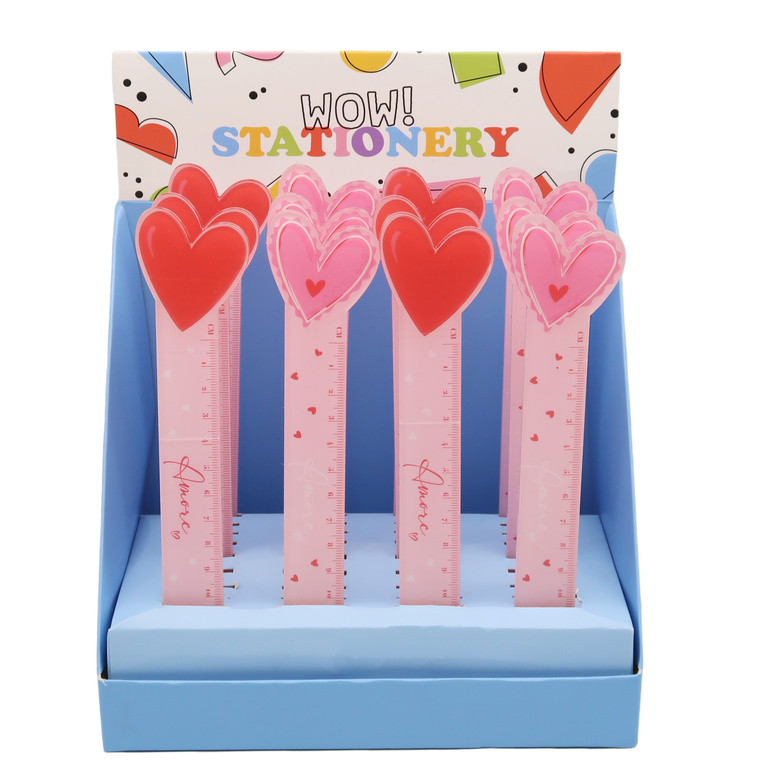 Acrylic Ruler - Amore, Two Colourways (Booth28)