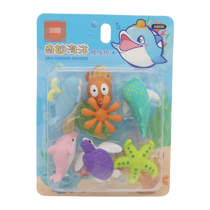 Small Erasers: Sealife - S/6