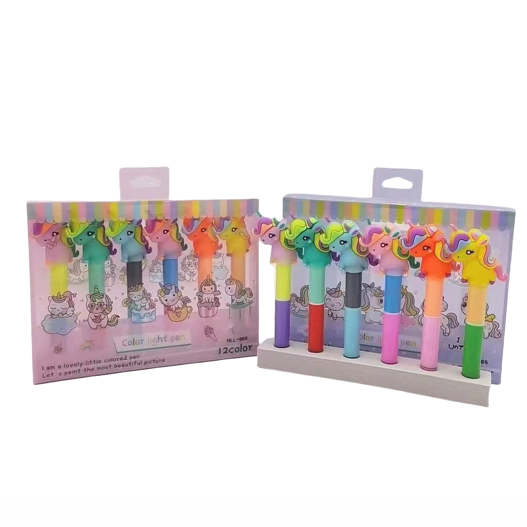 Highligter - Pack 6 Unicorn