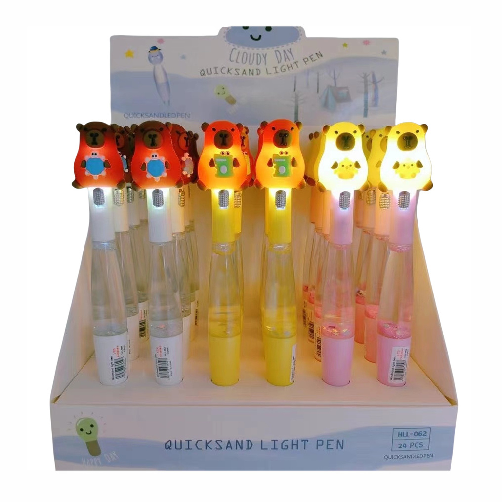 Capybura Led Pens - 3 Assorted