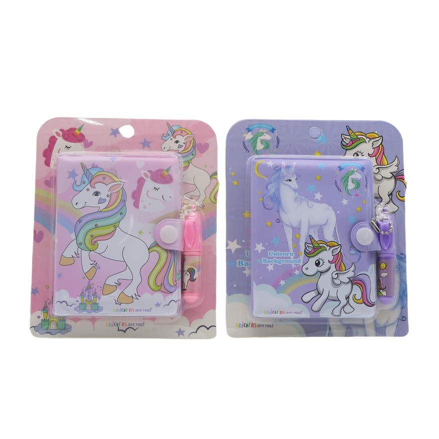 Mini Notebook And Pen Set - 43 Sheest - 80Gm - Unicorn
