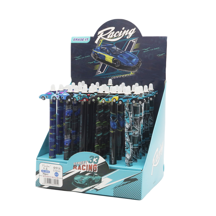Ereasable Pen - Racing - 6 Assort