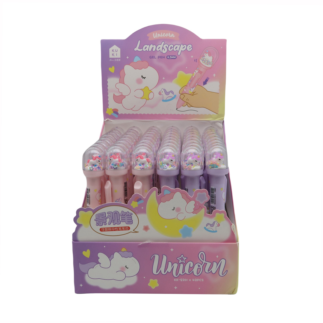Unicorn Domed Landsacpe 0.5 Mm Gel Pen