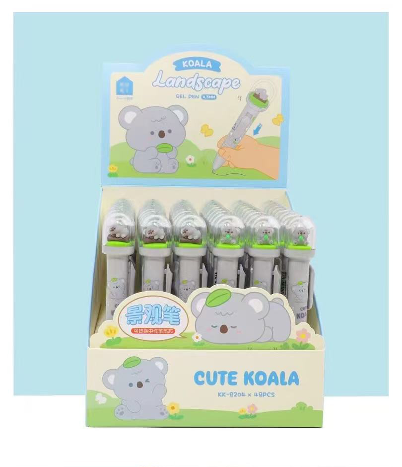 Koala Domed Landscape 0.5 Mm Gel Pen