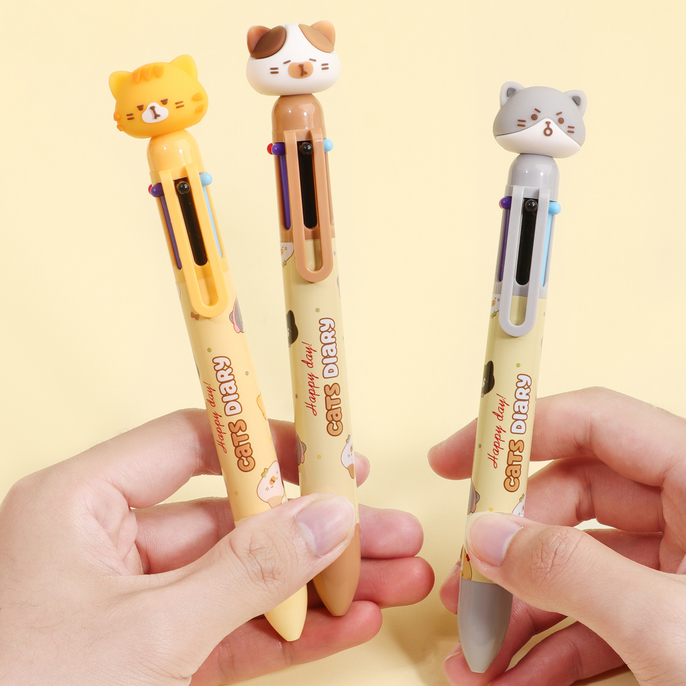 Cat'S Diary - 6 Colour Pen