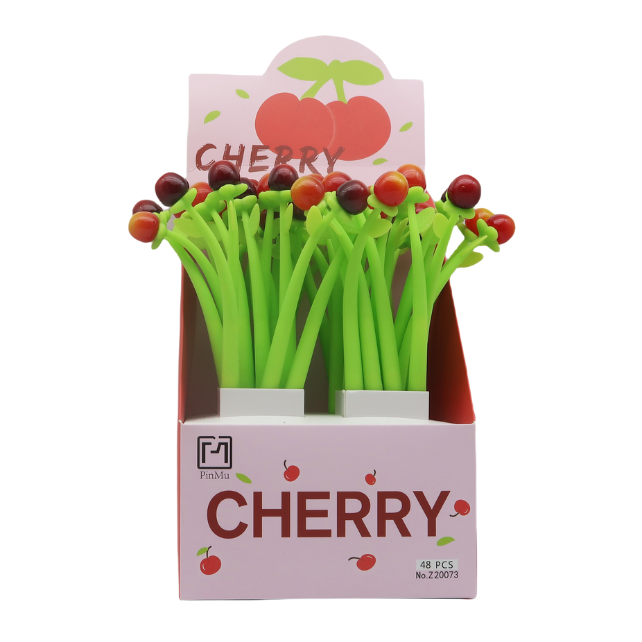 Single Cherry (Acrylic) Silicone Pen - 2 Colours
