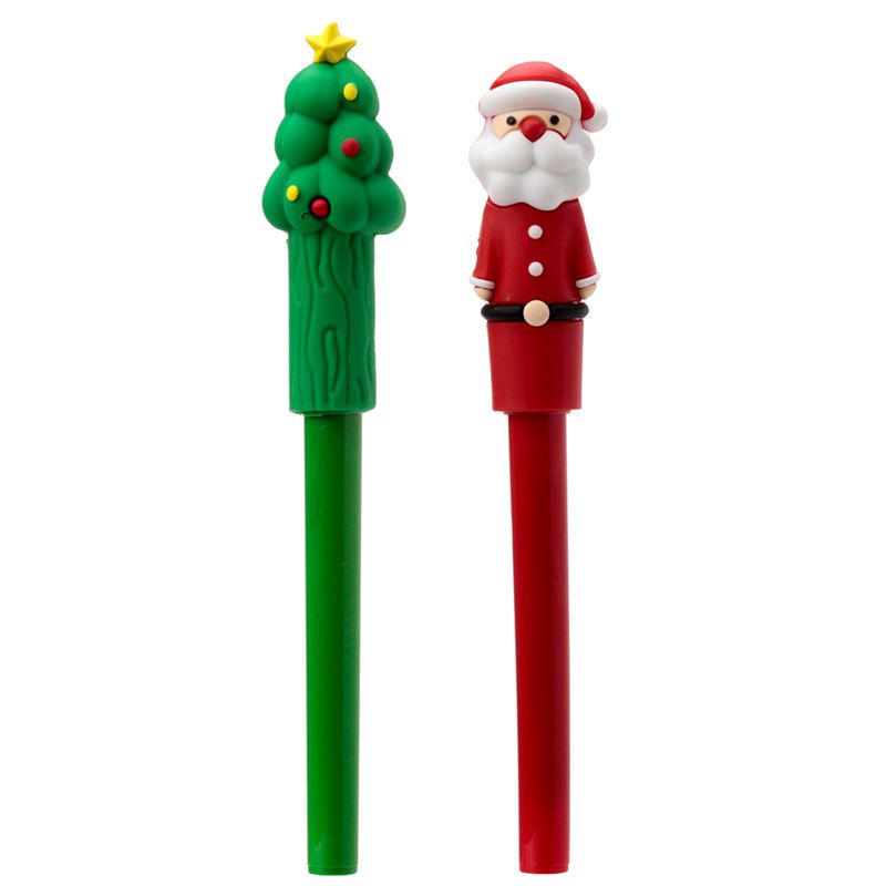 Chrustmas Long Life Pen - Santa / Christmas Tree