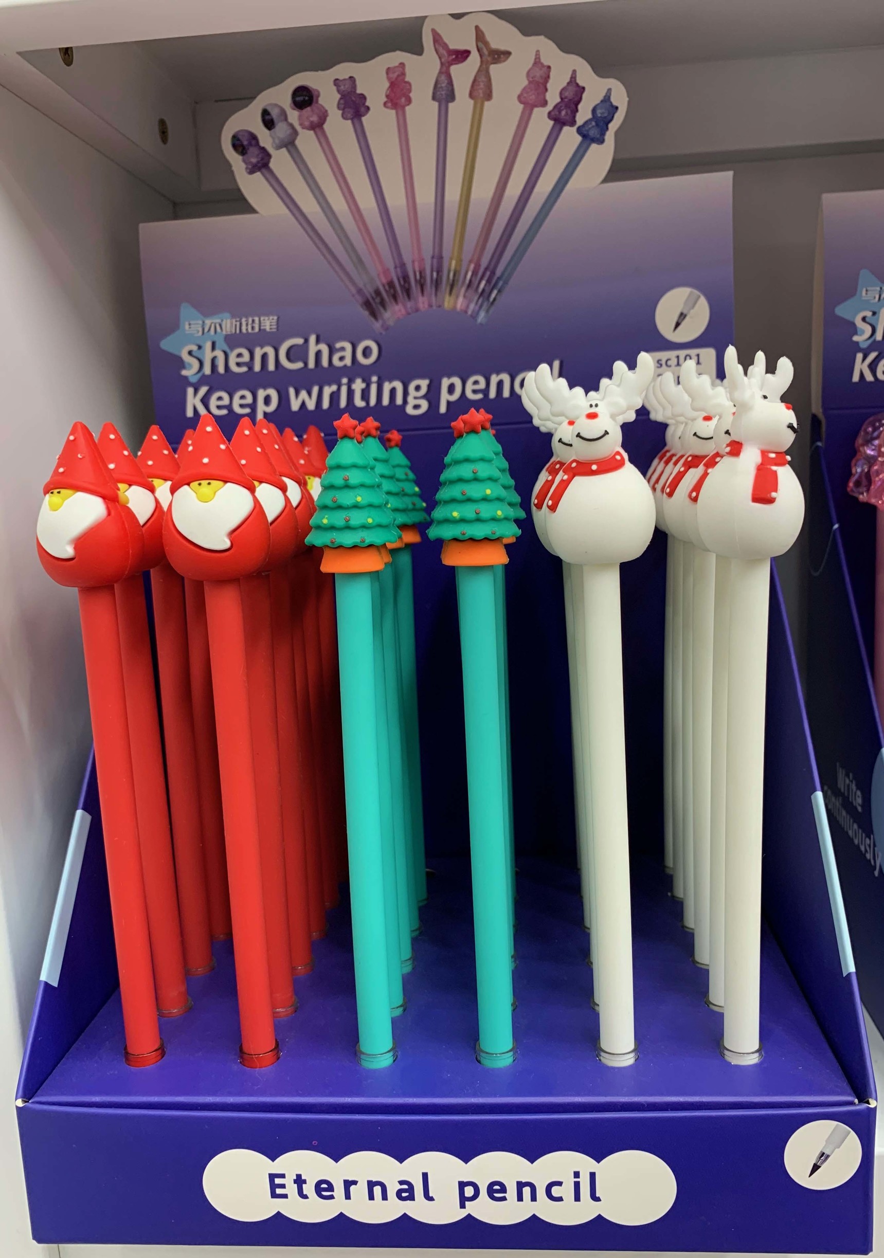 Endless Pencil Santa - Xmas Tree - Reindeer