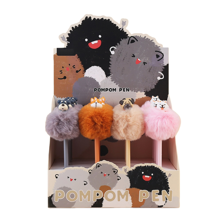 Pompom Pen Dog Combination 