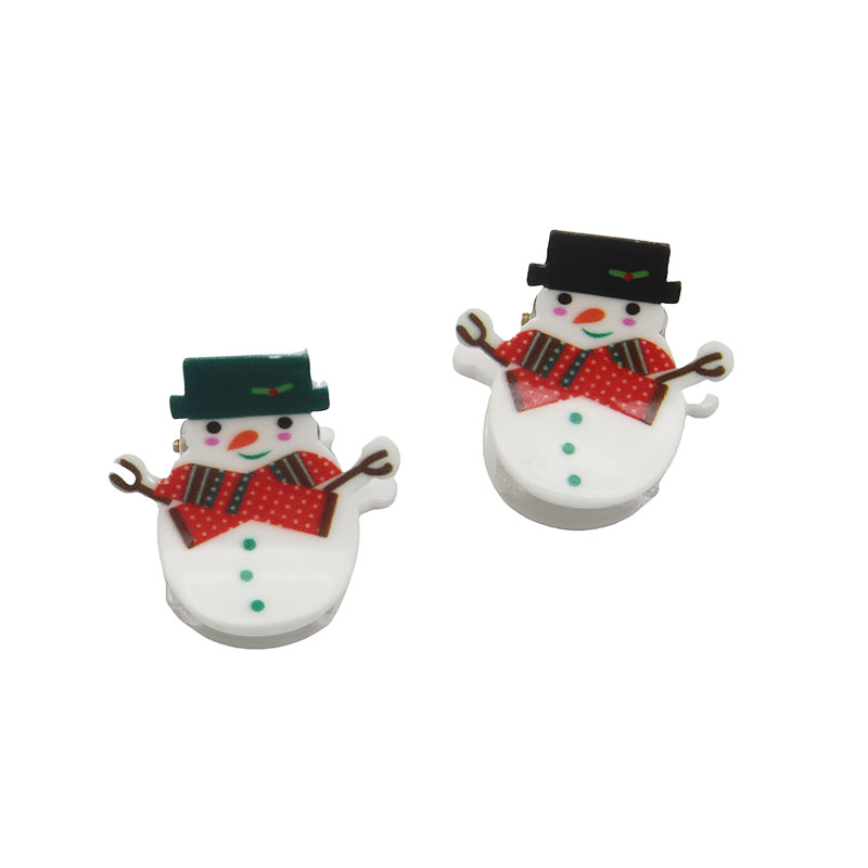 Small Hair Clasp Snowman B