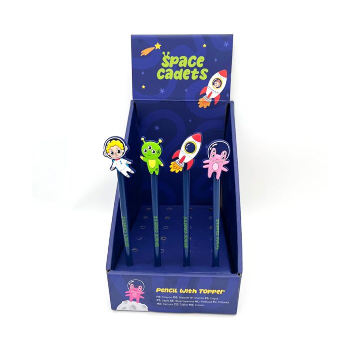 Space Cadets  Pencil With Pvc Topper